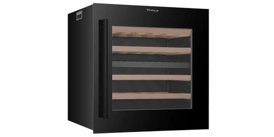 Trisa Einbauweinkühlschrank Dual Zone Schwarz, Rechts Weinkühlschrank