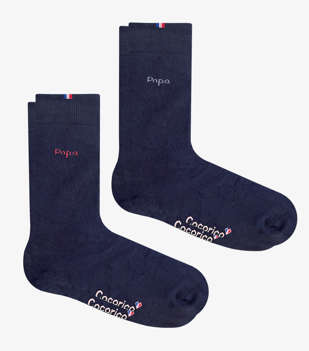 Chaussettes Homme x2 - Pack Papa d'Amour