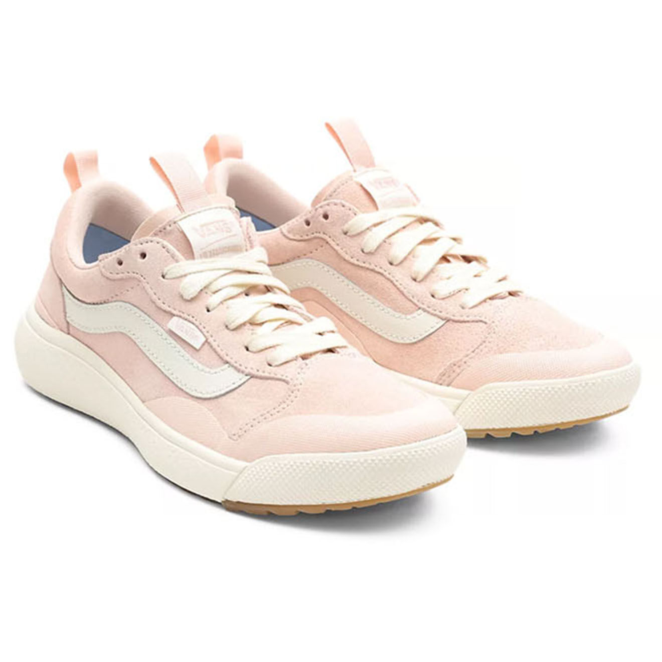 Vans Sneakers en Velours de Cuir et Toile UltraRange EXO SE rose pâle