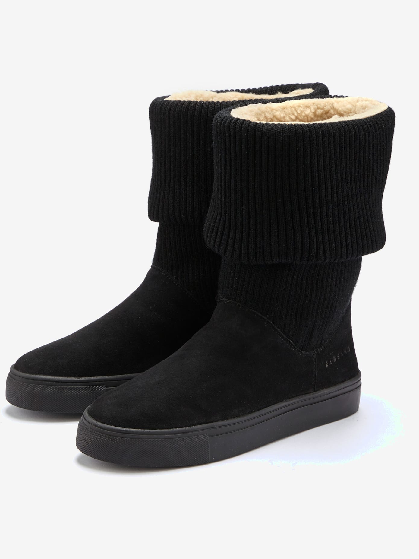 Botte d'hiver bottes confortables composées de cuir