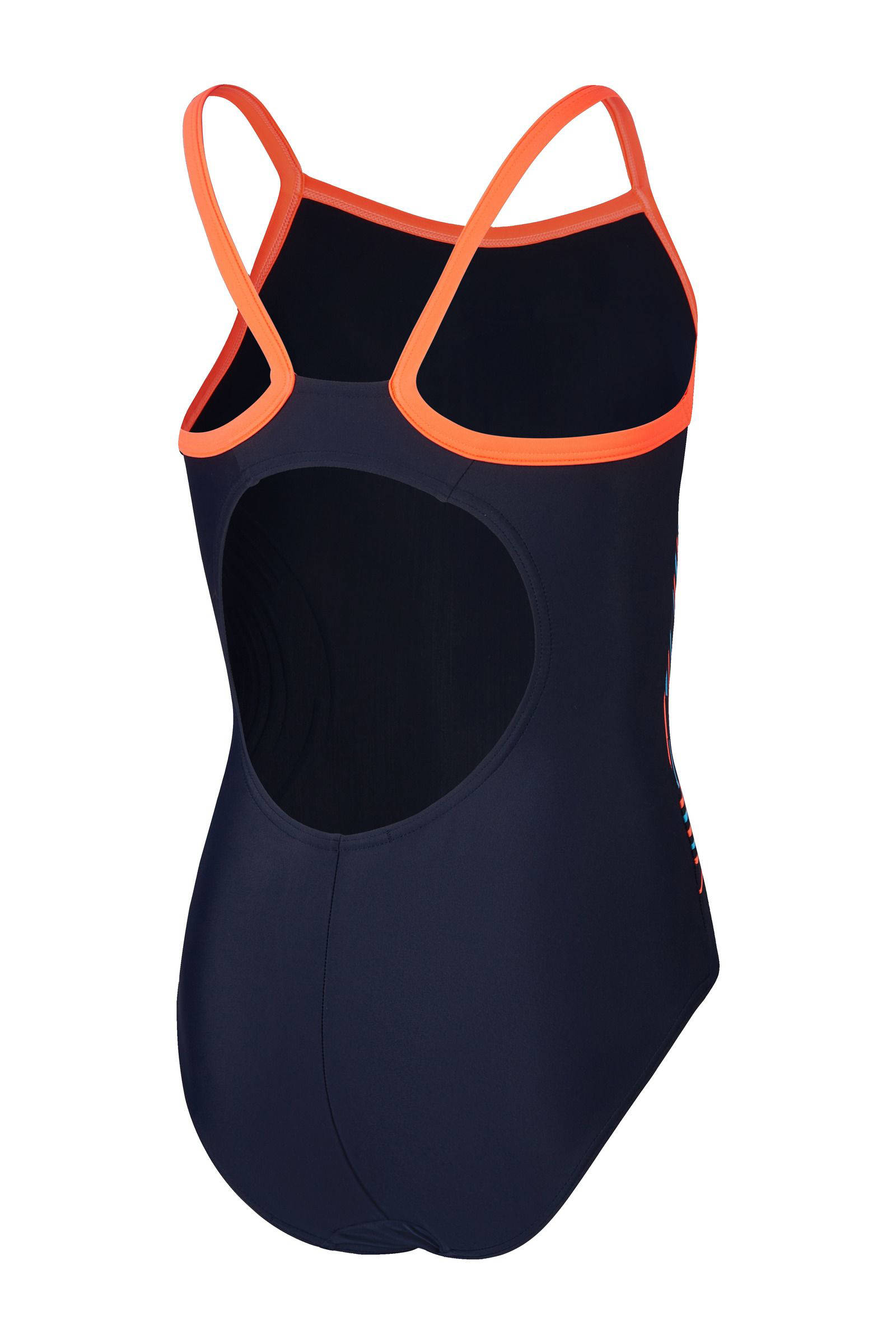 Speedo EnduraFlex sportbadpak Muscleback donkerblauw/oranje