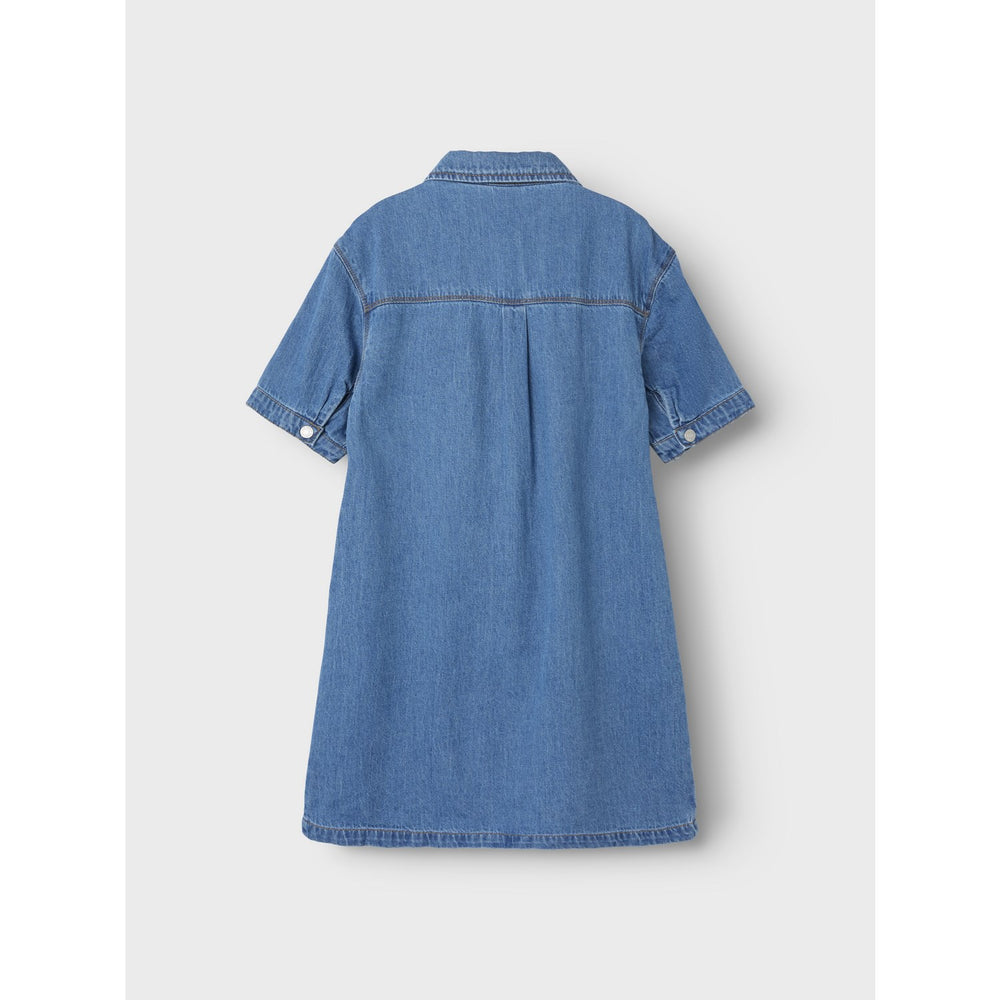 Køb Name It Medium Blue Denim Jannet Denim Kjole