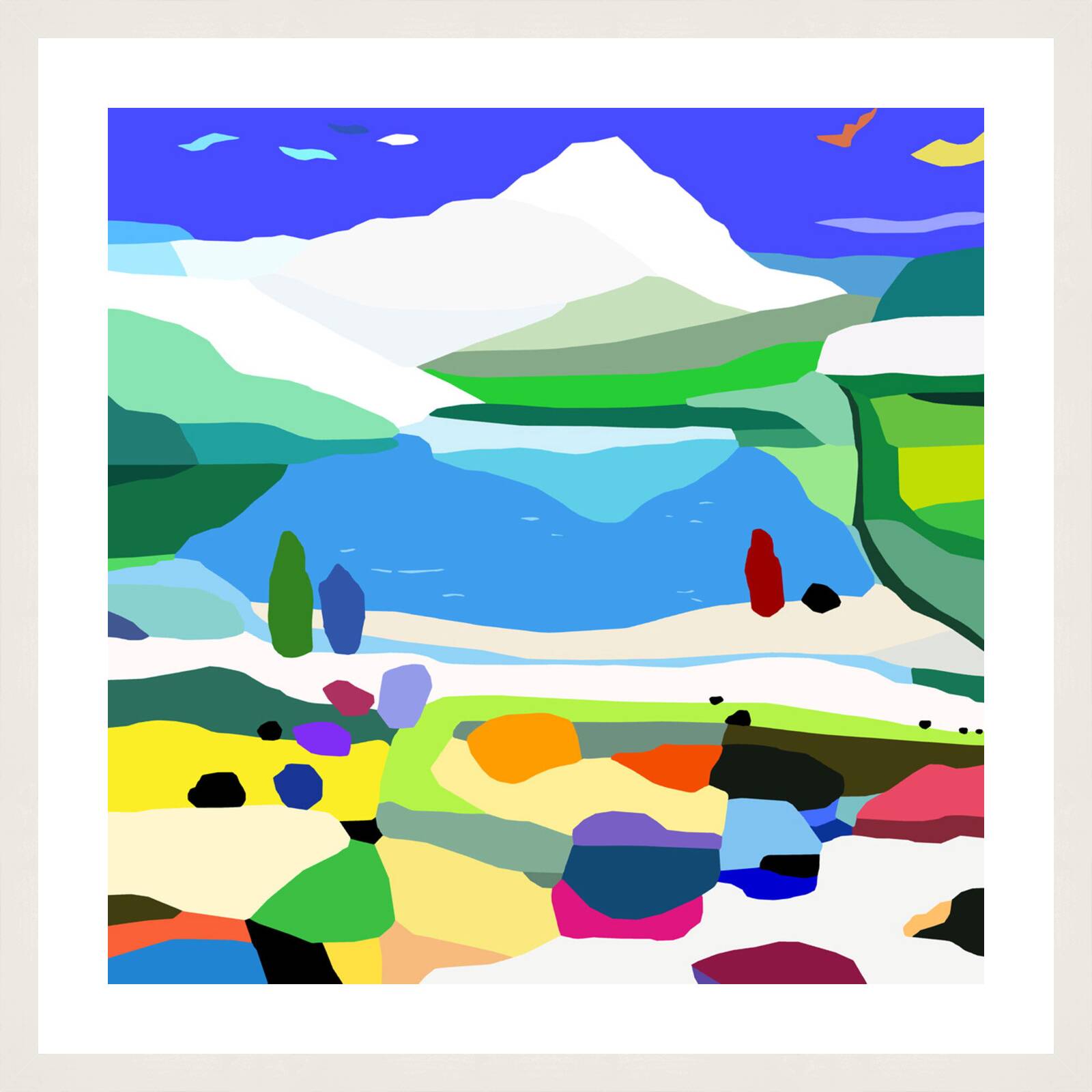 The Lakes by Alejos Lorenzo Vergara - Limited Edition. Edition of: 150. Signed.