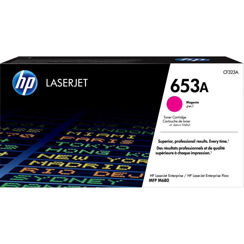 HP 653A toner magenta authentique LaserJet