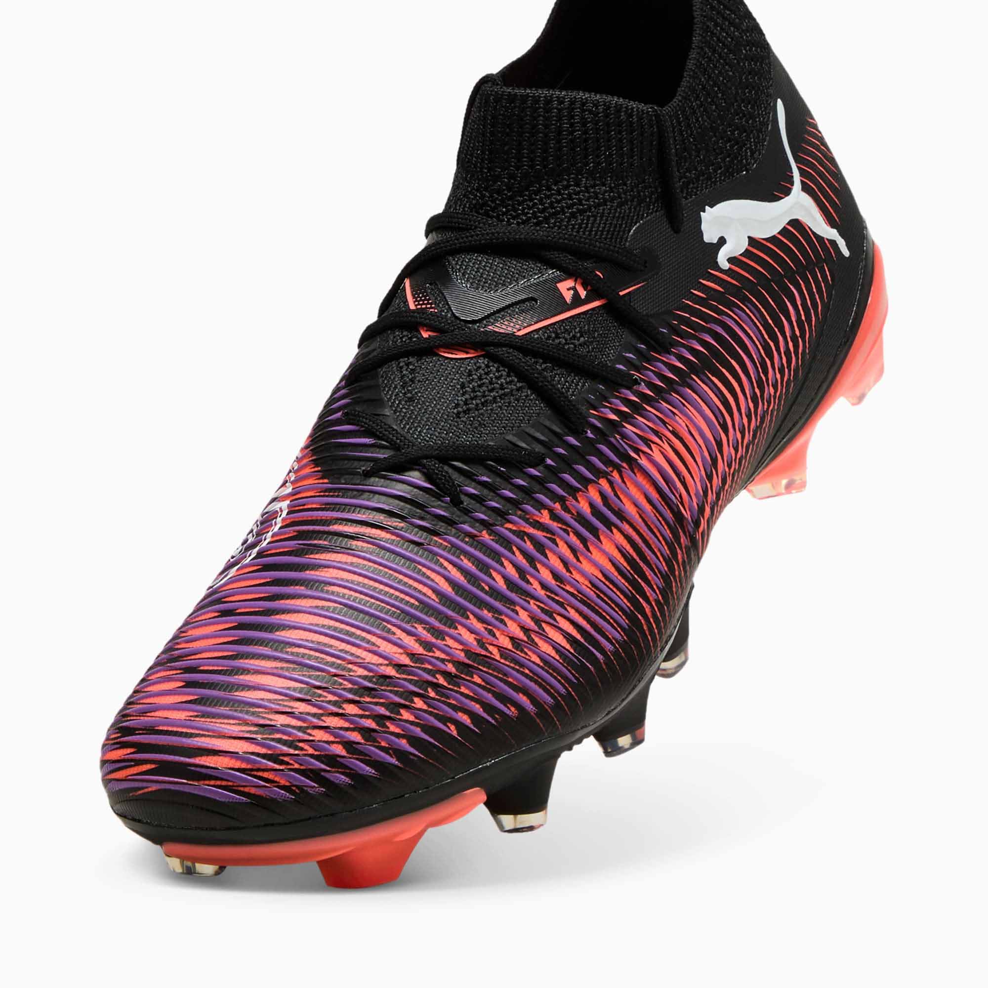 Future 8 Match FG/AG Dame PUMA Black/PUMA White/Glowing Red