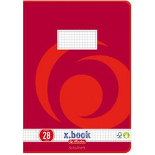 Cahier x.book, A4, linéature 28 / quadrillé