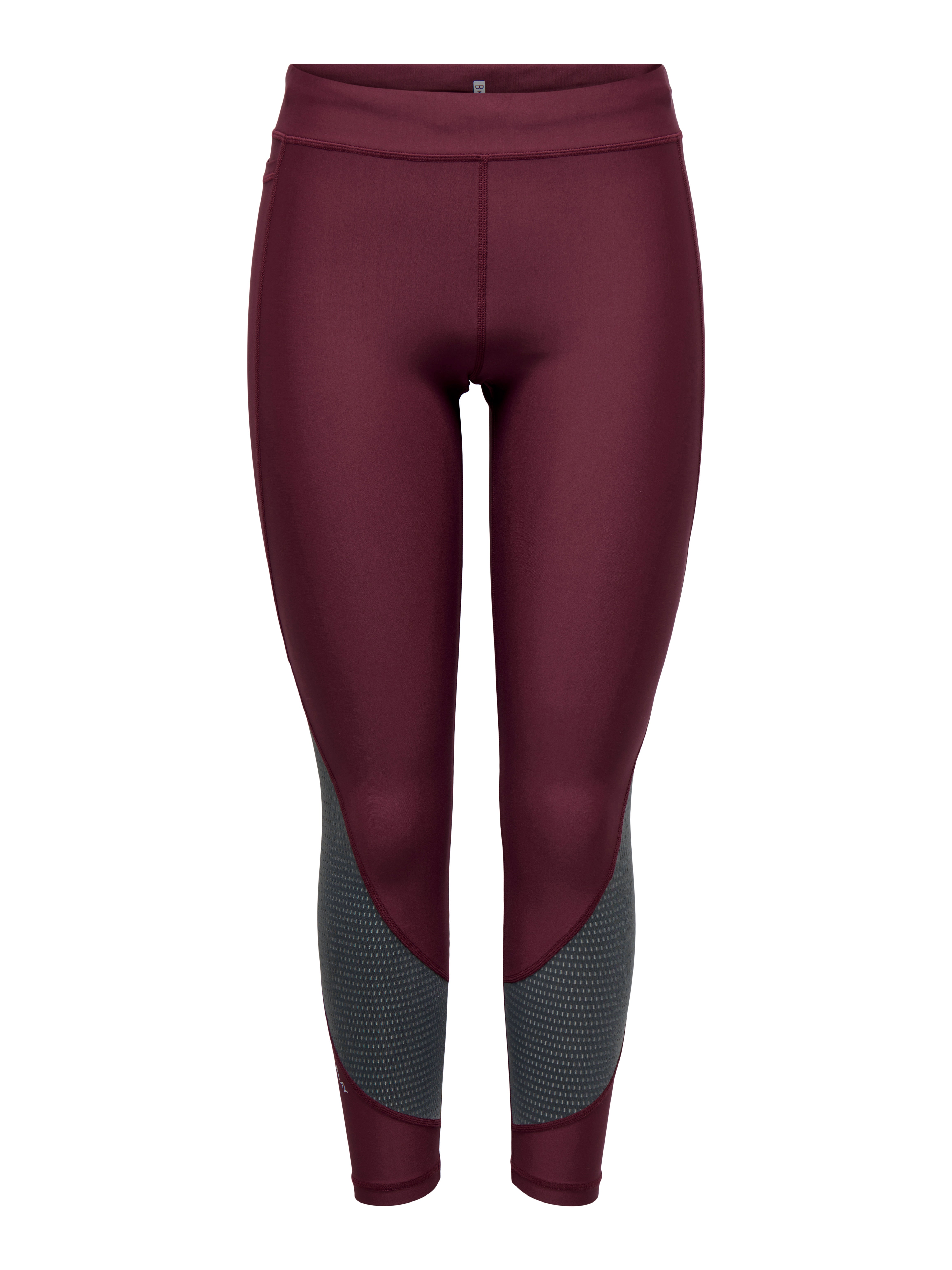 ONPLEA-STELLA-3 Hohe Taille Enger Schnitt Sportleggings Windsor Wine