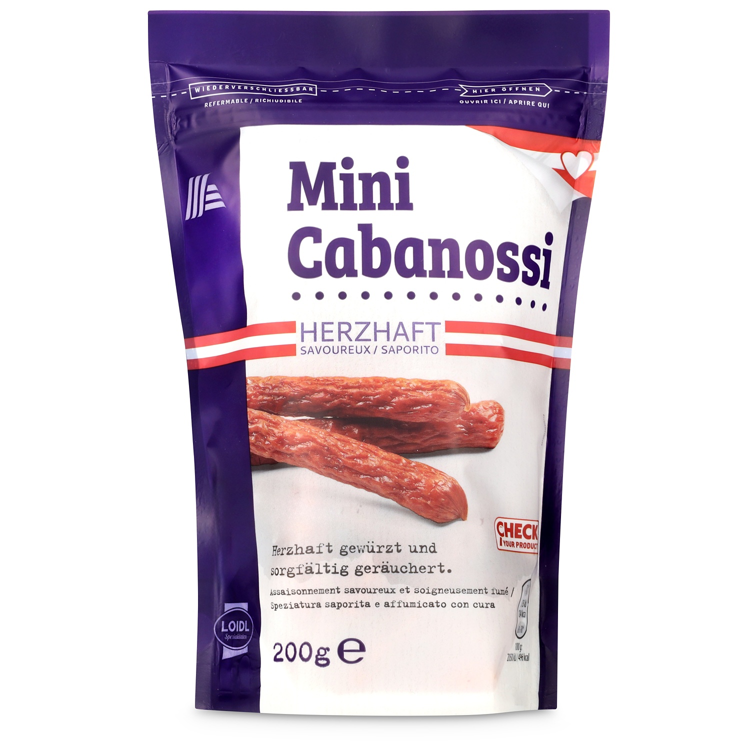 GENUSS 100% AUS ÖSTERREICH Mini Cabanossi 200 g
