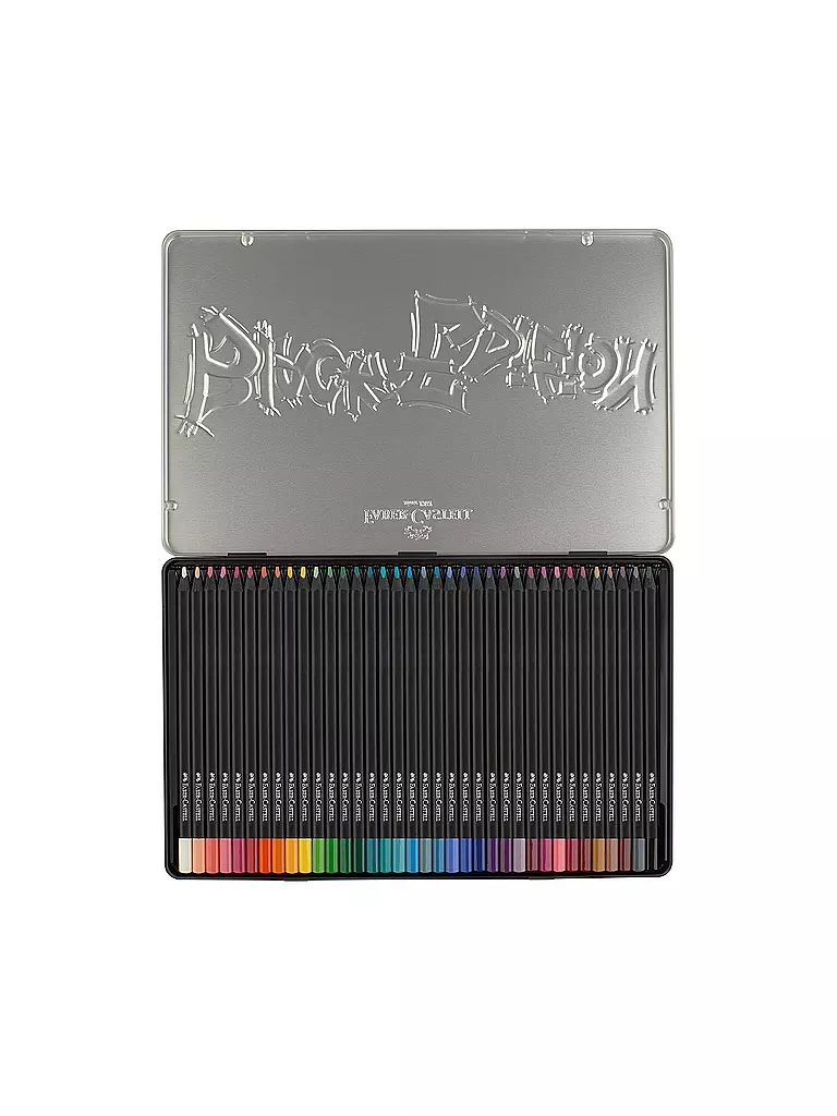 FABER-CASTELL Black Edition Buntstifte 36er Metalletui keine Farbe