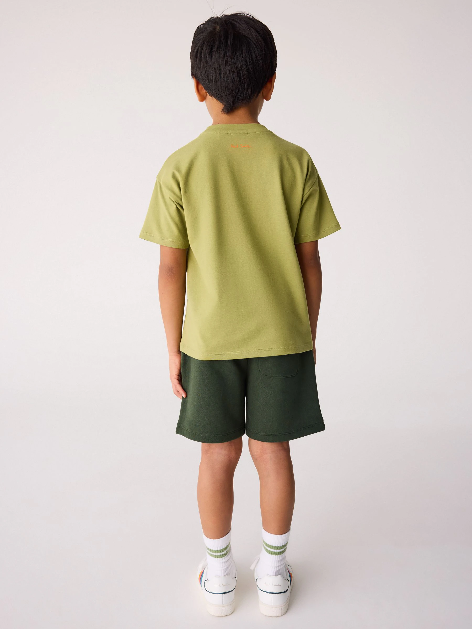 Groen - Paul Smith Junior set van top en shorts voor jongens