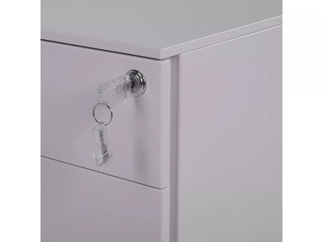 Meuble de rangement CAMI Métal Gris clair