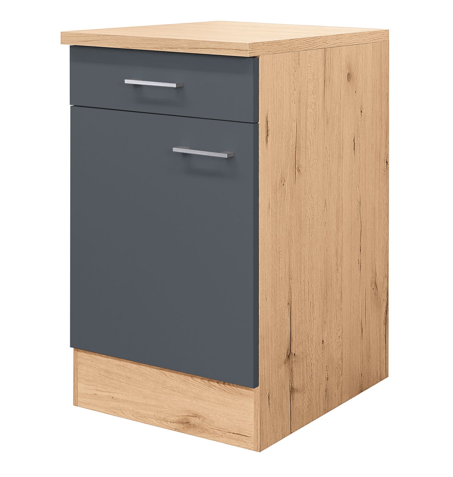 Unterschrank Tiago Grau/Braun 50 x 85 x 57 cm