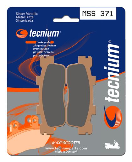 Plaquettes de freins Tecnium Maxi Scooter métal fritté - MSS371