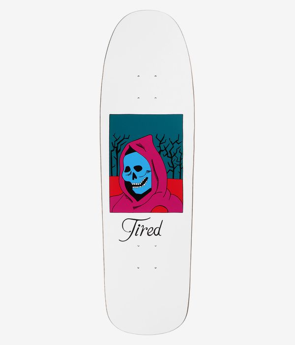 Tired Skateboards Creepy Skull Winder Shaped 9.25