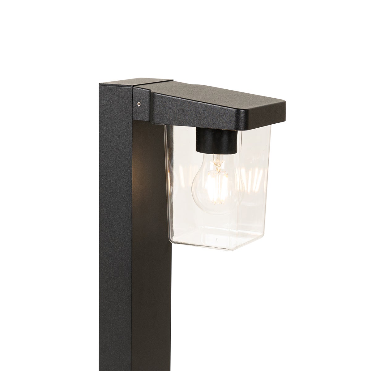 Moderne staande buitenlamp, zwart, 60 cm, IP54 - Chimay