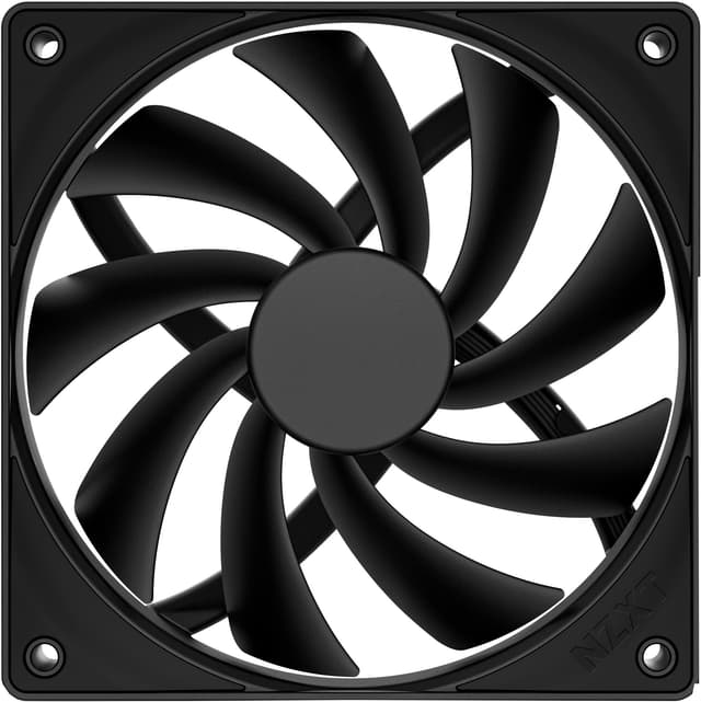 NZXT F120Q V2 Quiet Airflow 120mm PWM blæser (sort)