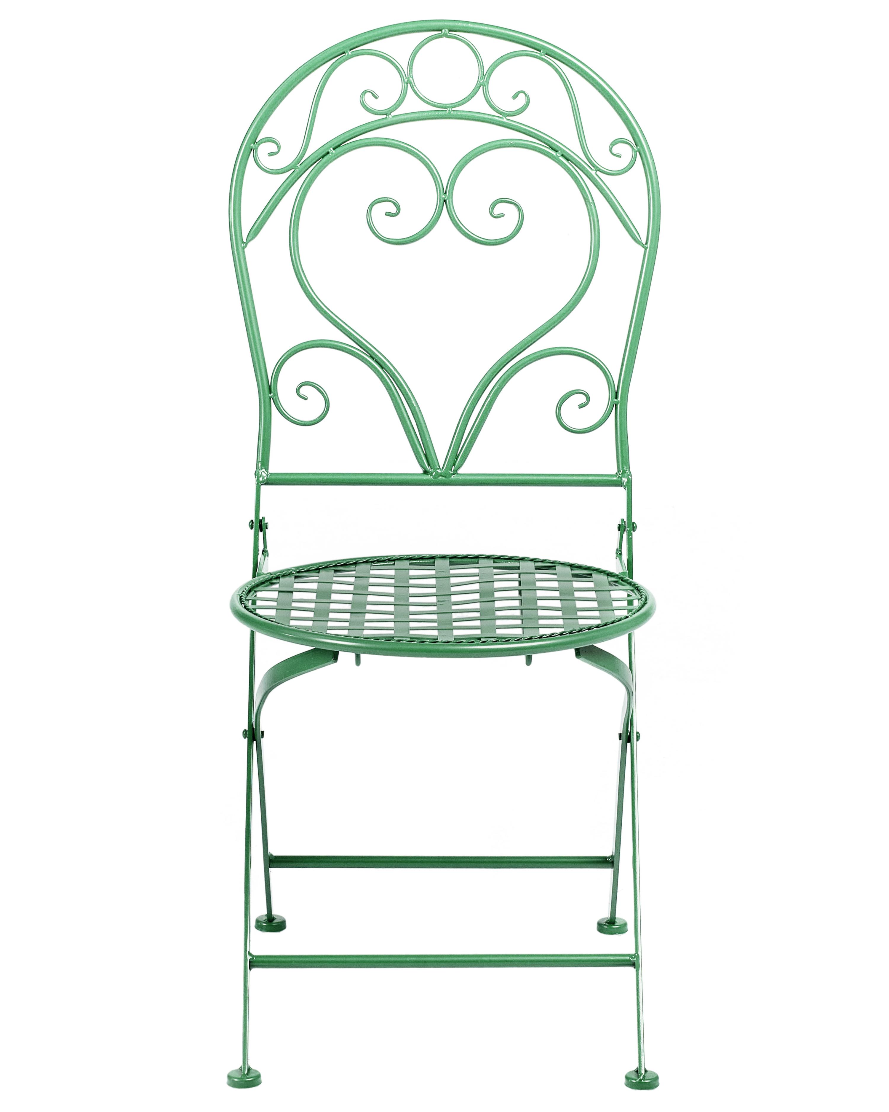 Set van 2 tuinstoelen ALBINIA Metaal Groen