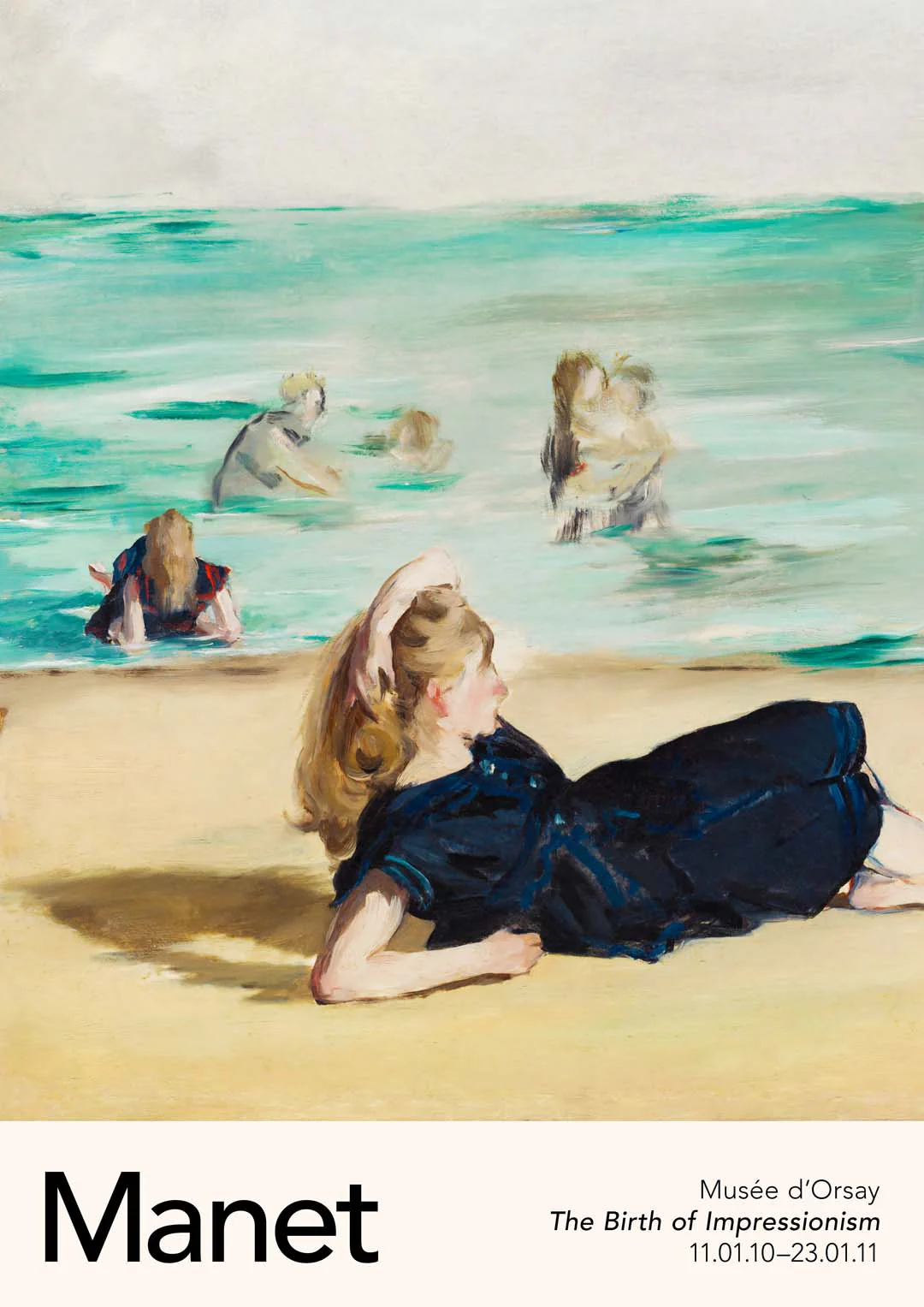 Am Strand von Manet Ausstellung