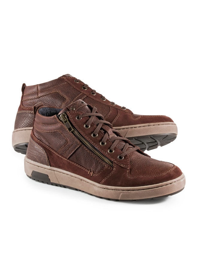 Kalbleder-Schnürer High Top