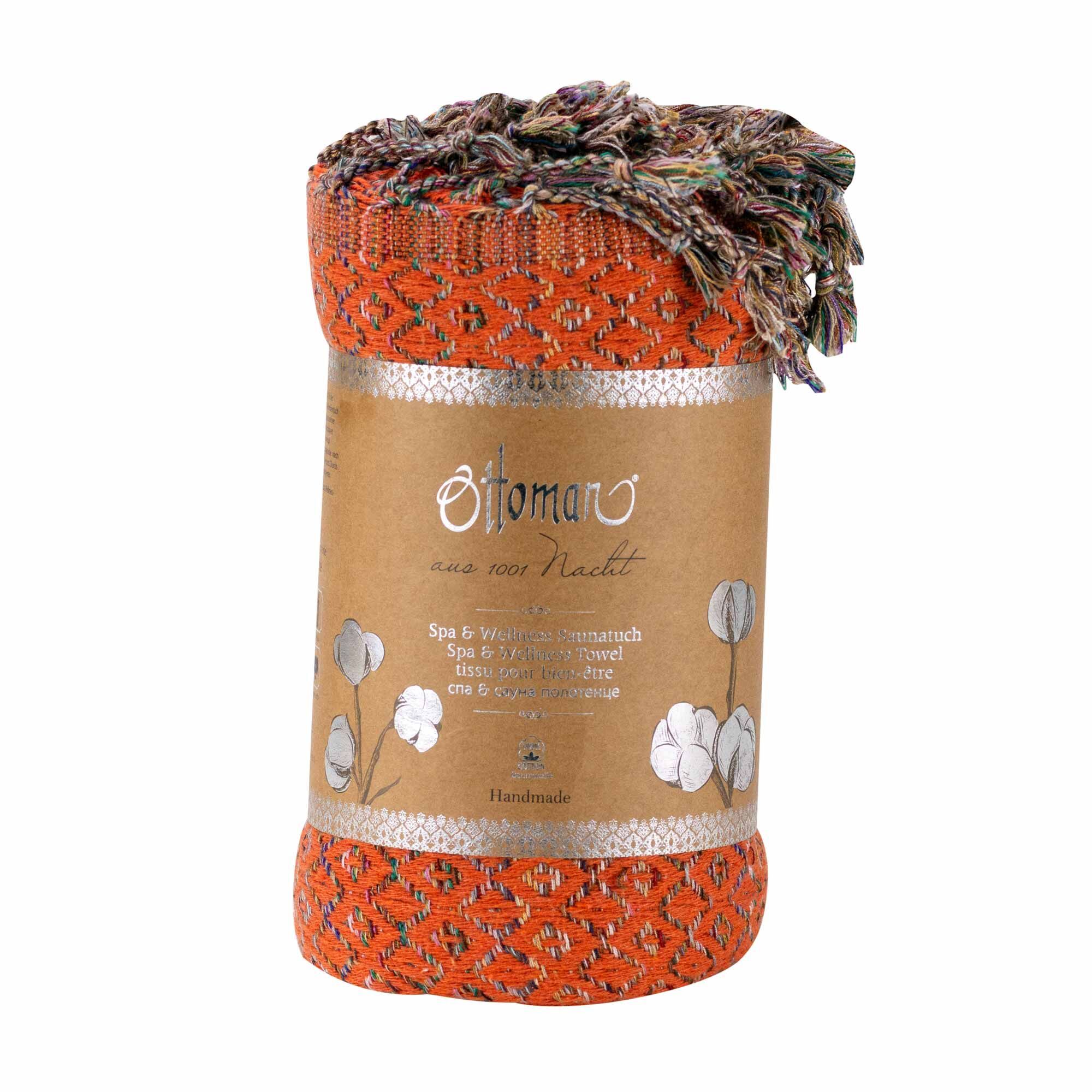 GREENDOOR Premium Hamam Tuch Jasmin orange
