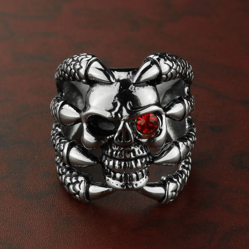 Prushia - Schedel Strass Ring