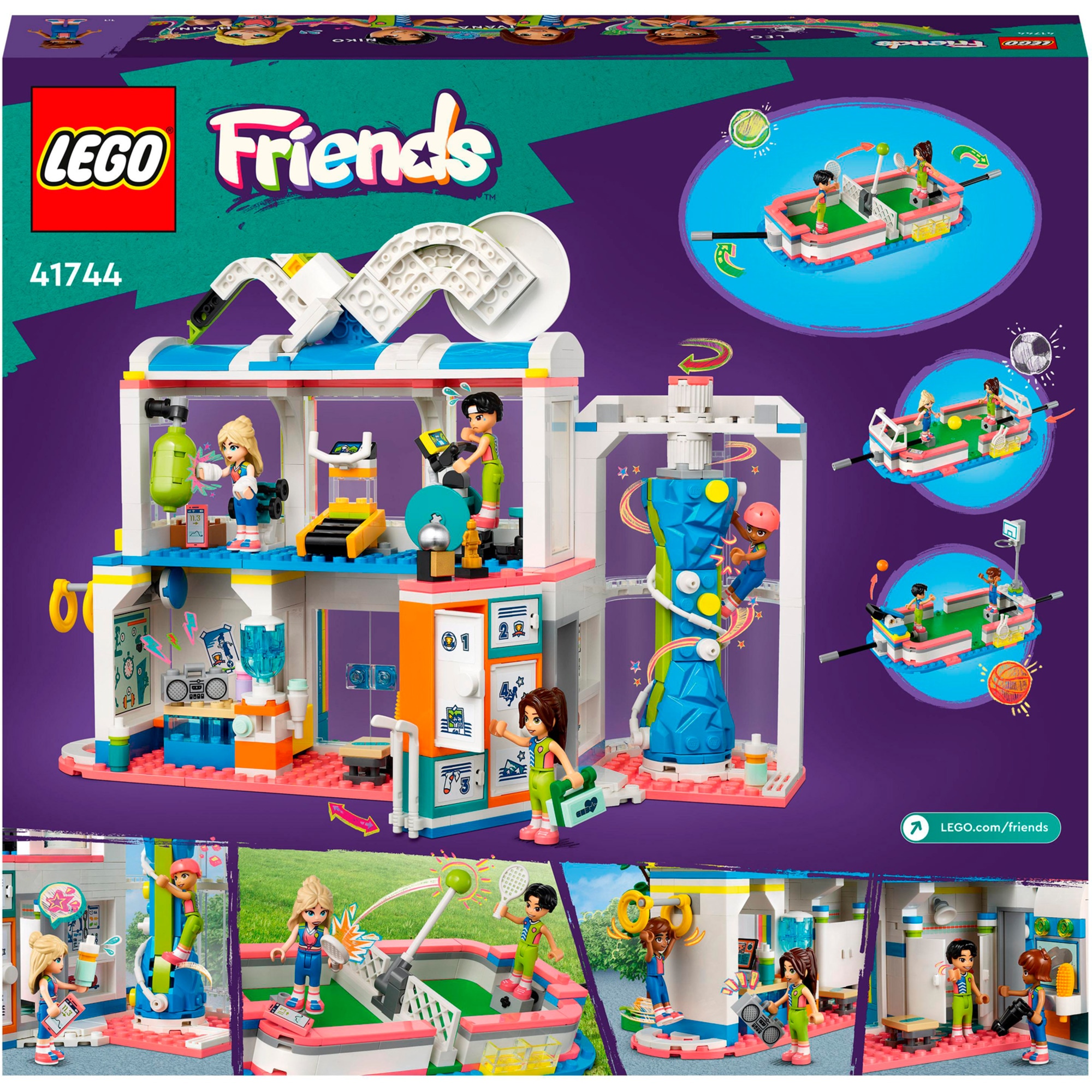 LEGO Konstruktionsspielzeug Friends Sportzentrum