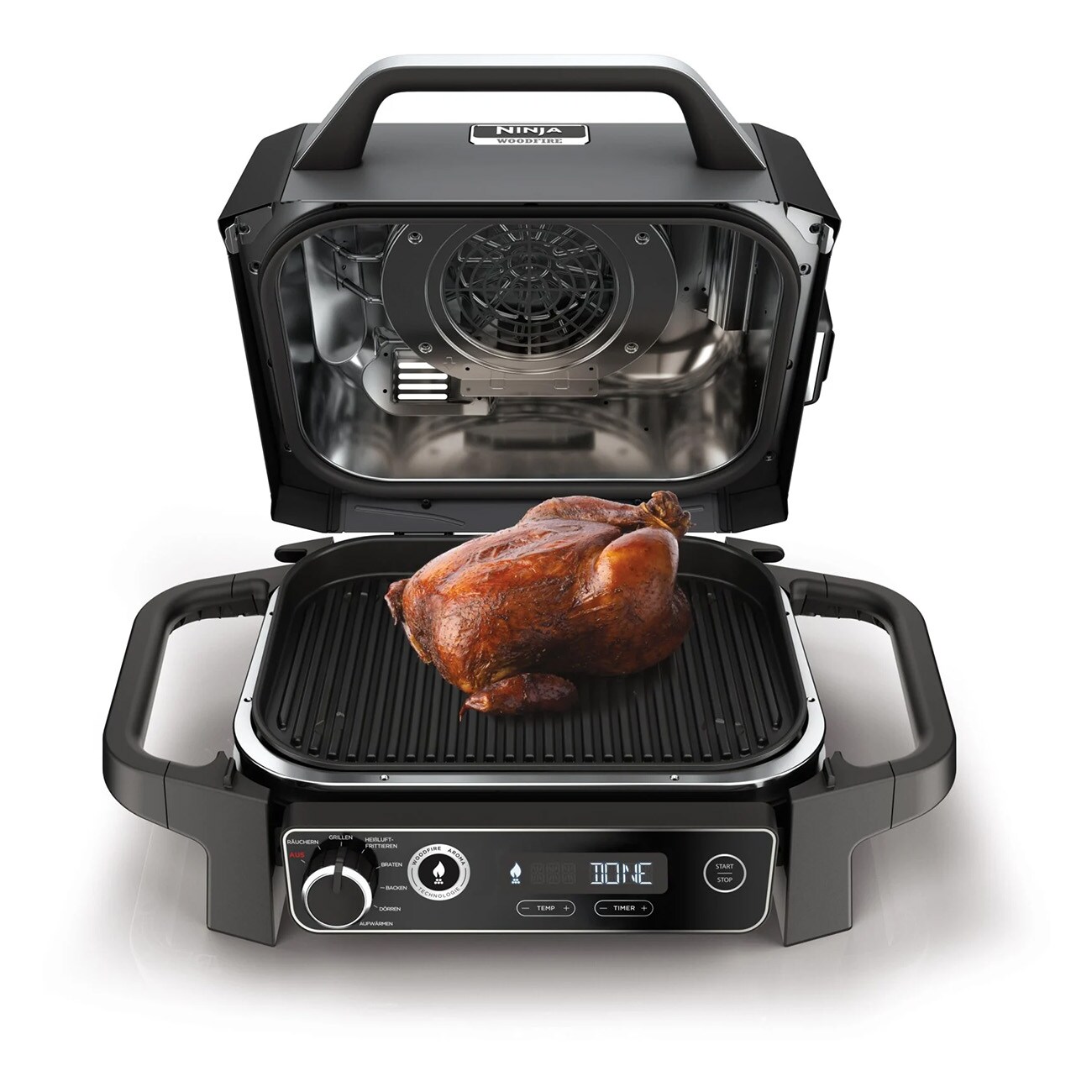 Ninja OG701EU Woodfire grau Elektrogrill