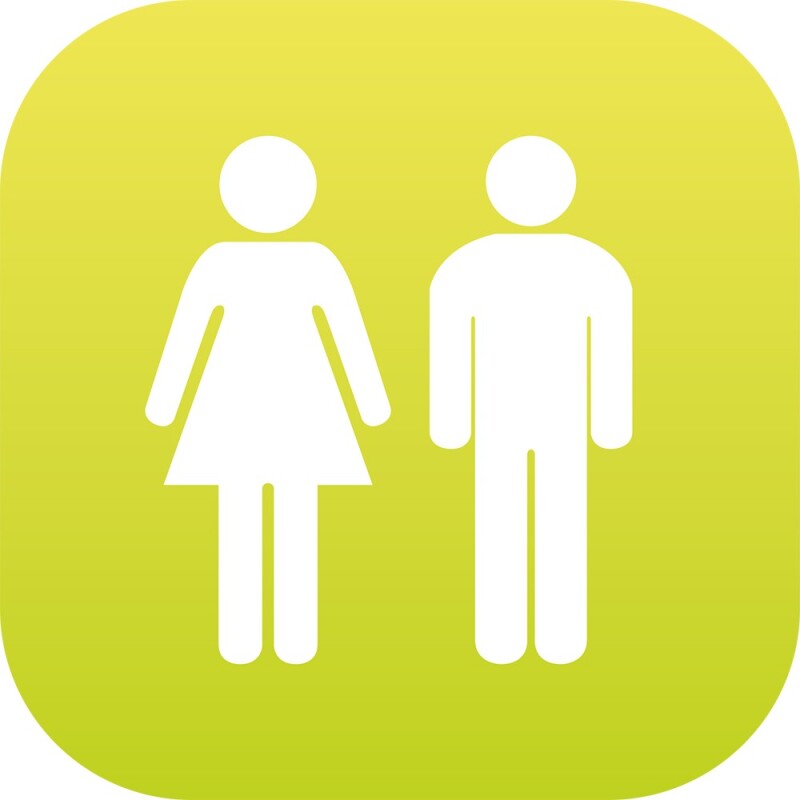 Plaque PLEXI Mixte Homme/Femme - 120 x 120 mm