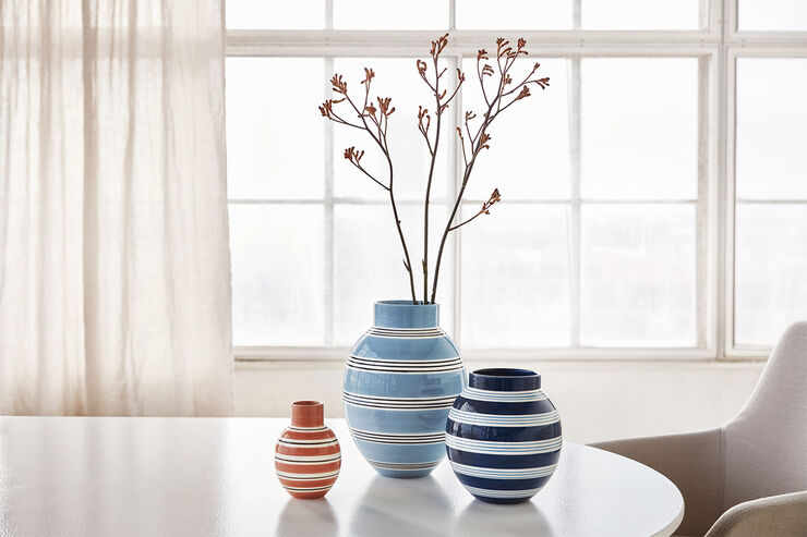 Holmegaard Omaggio Nuovo Vase H14,5 terracotta Rød