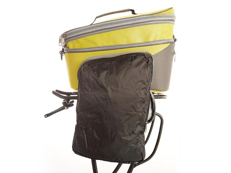 Racktime Gepäckträgertasche Talis Plus Gepäckträgertasche, Grau/Schwarz