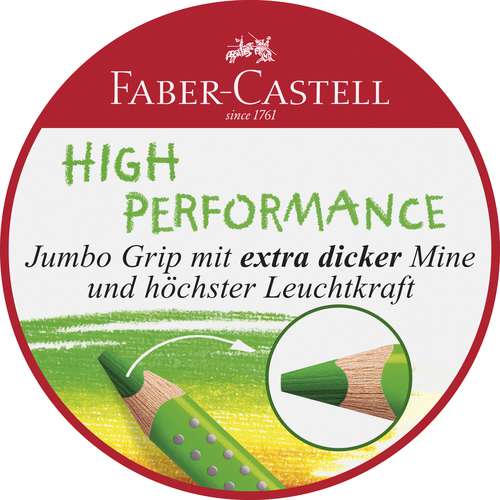 FABER-CASTELL Jumbo Grip Farbstifte-Set