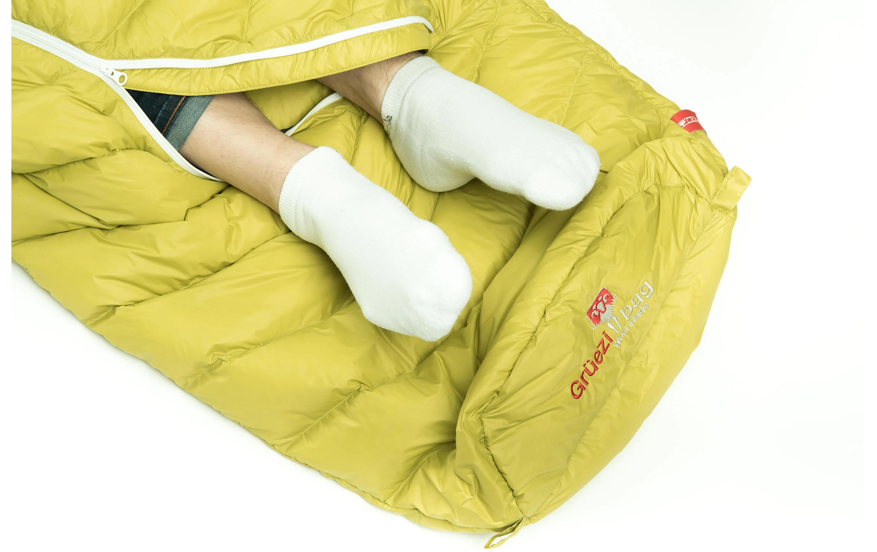 Schlafsack Biopod DownWool Extreme Light 185 Warm Olive<br>Ultraleichter Sommer-Schlafsack