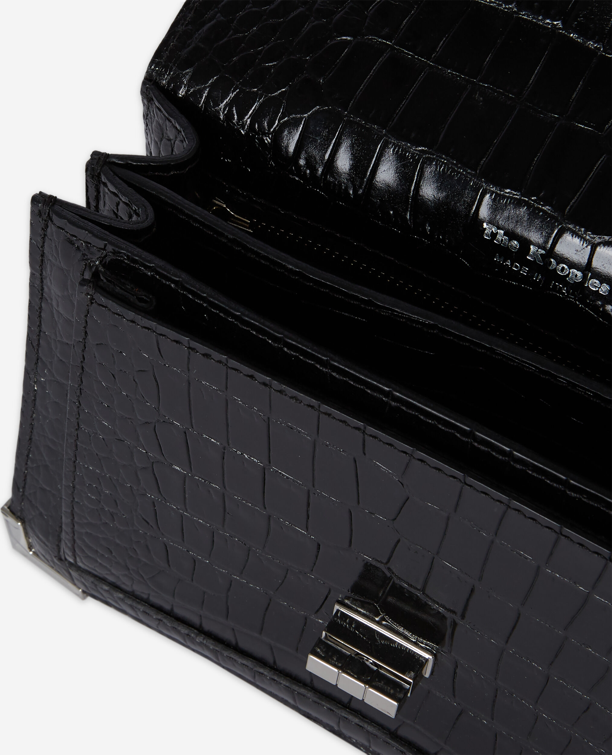 Sac Emily small en cuir noir