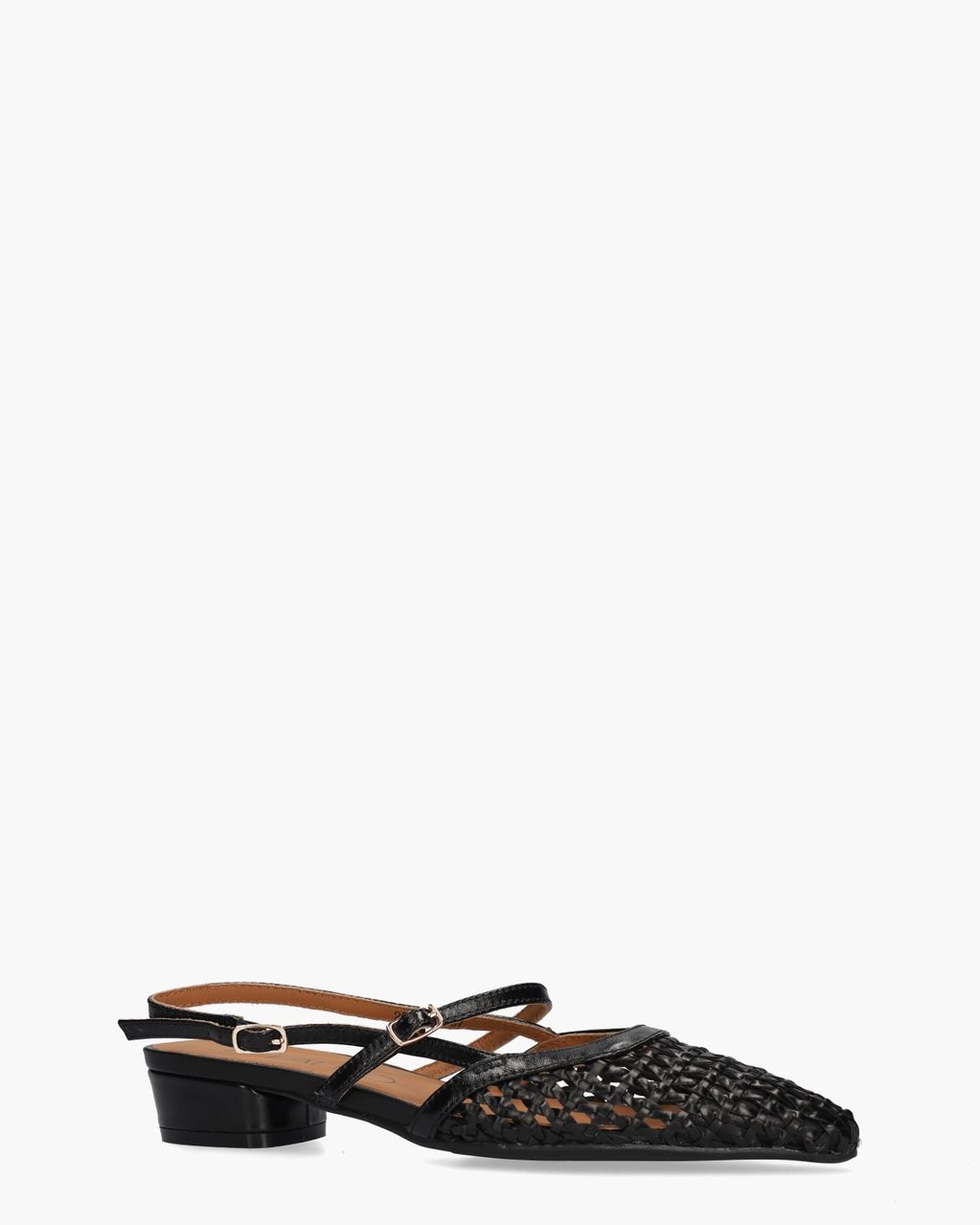 Di Lauro Dante Zwart Dames Slingbackpumps