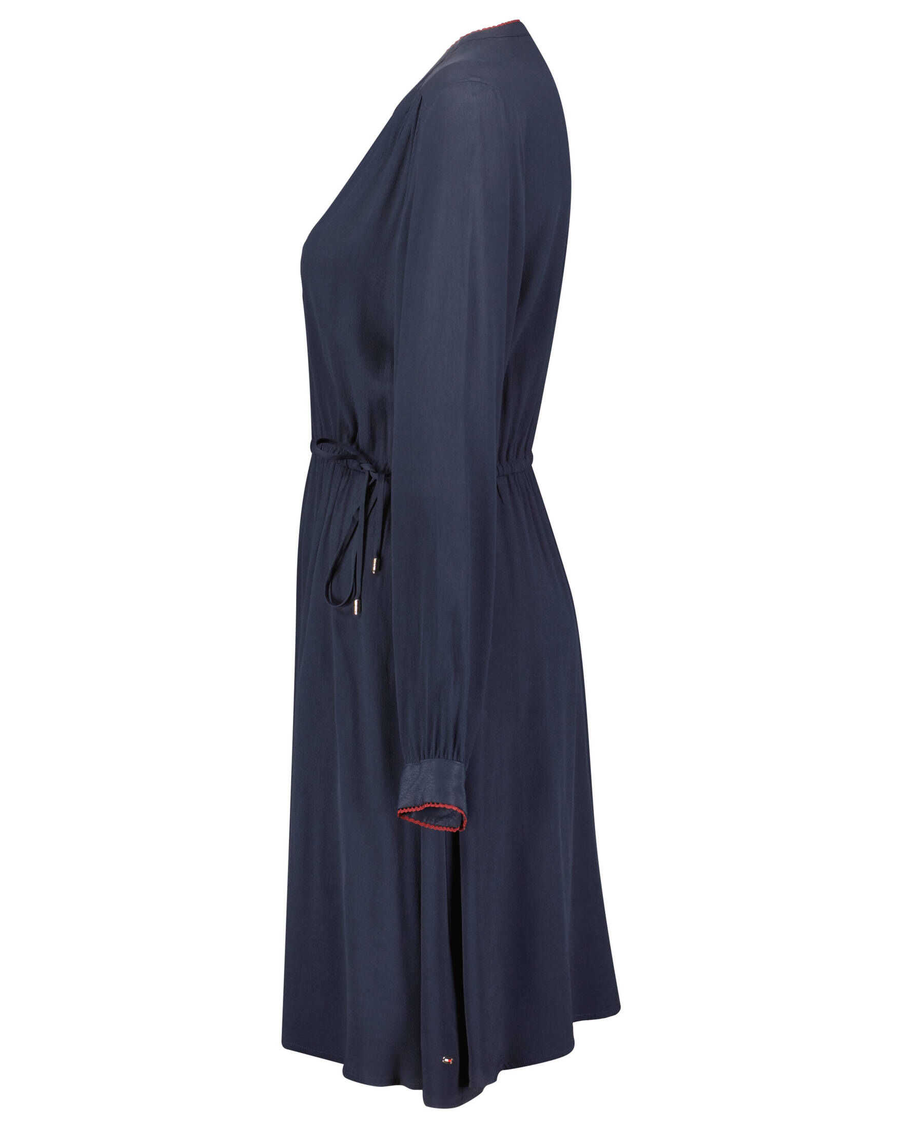 Tommy Hilfiger| Damen Kleid VIS CREPE SOLID RAGLAN