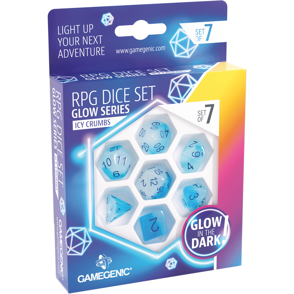 Set de dés JDR - Glow Series