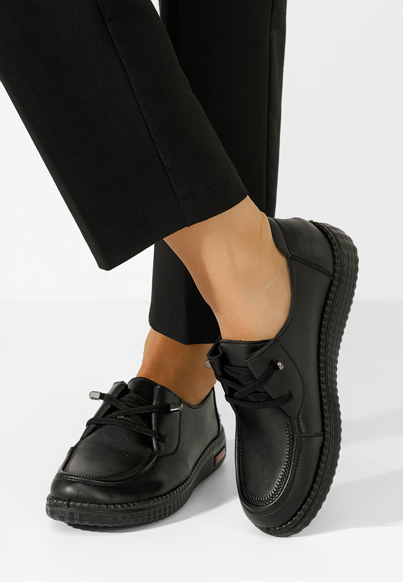 Chaussures casual femme noirs Robyn