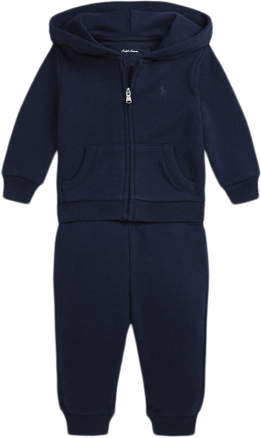 Polo Ralph Lauren LW MAGIC FLEECE-LSFZHOOD-ST-PNS Navy