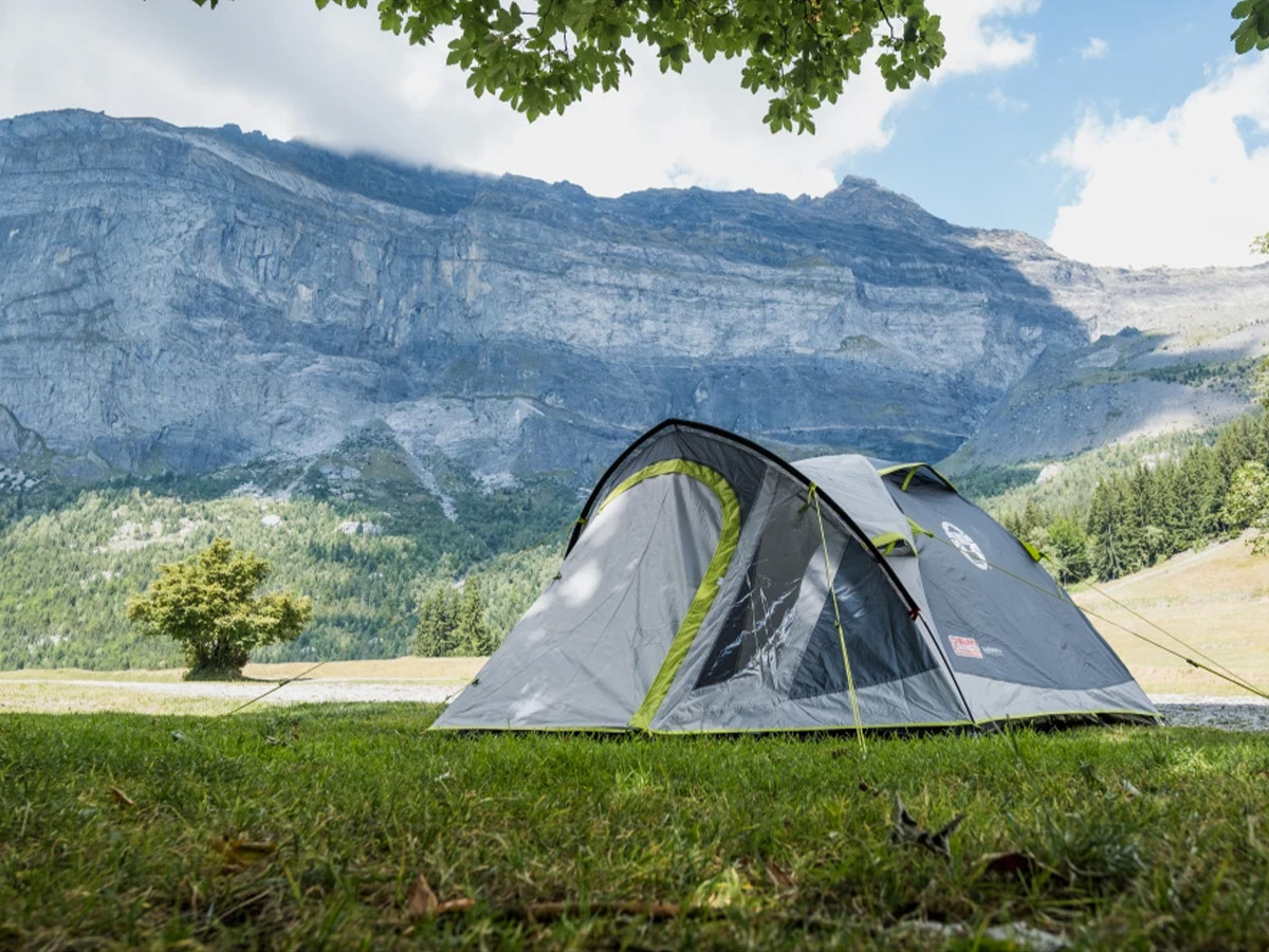 Coleman Darwin 3 Plus Grey koepeltent