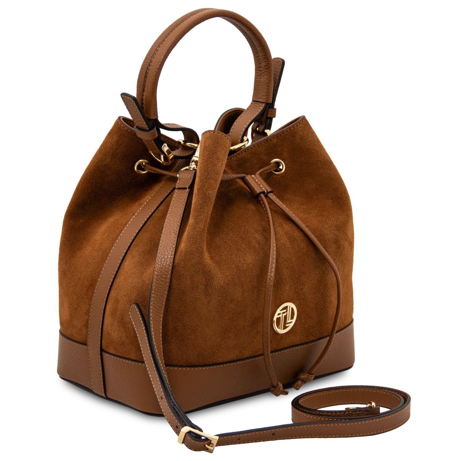 TL142476 – Minerva – leren bucket bag