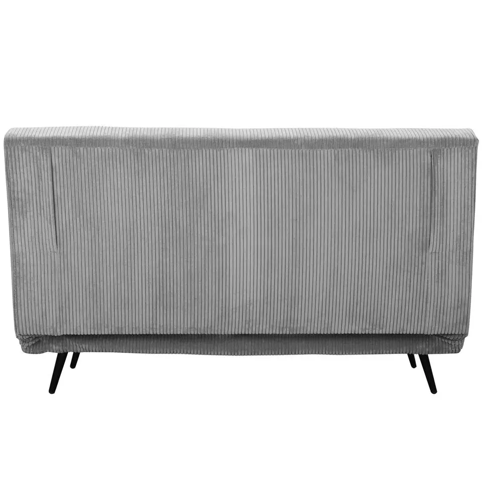 Mallory - Slaapbank 140 cm in grijze stof