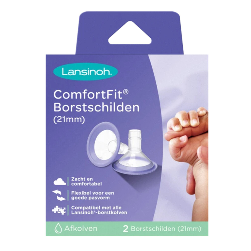 Lansinoh ComfortFit Borstschilden 21 mm2 stuks