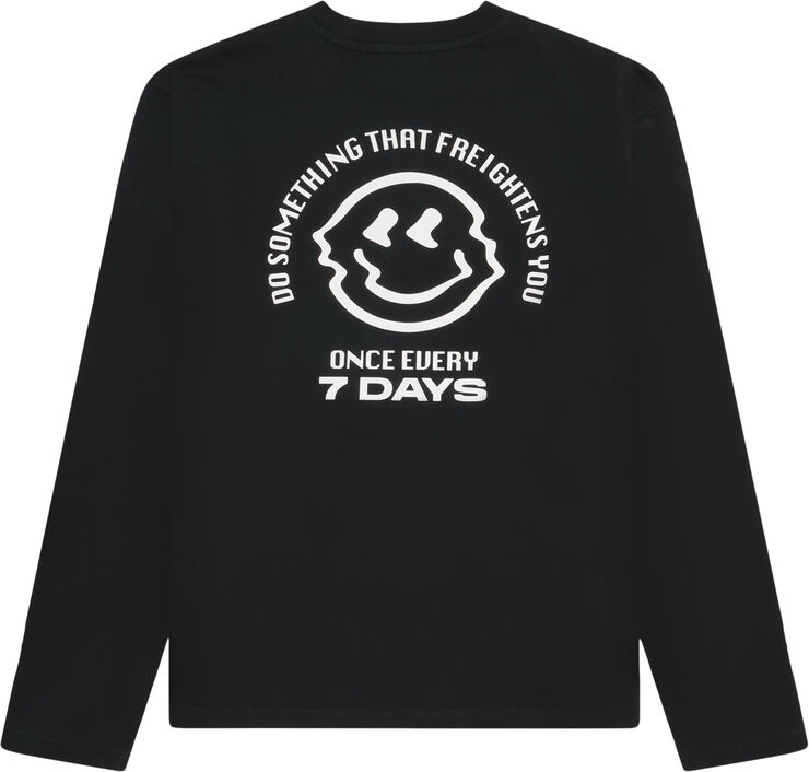 7 Days Active Longsleeve Tee 001 black