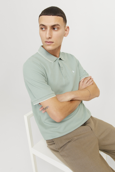 Jack & Jones groene heren polo