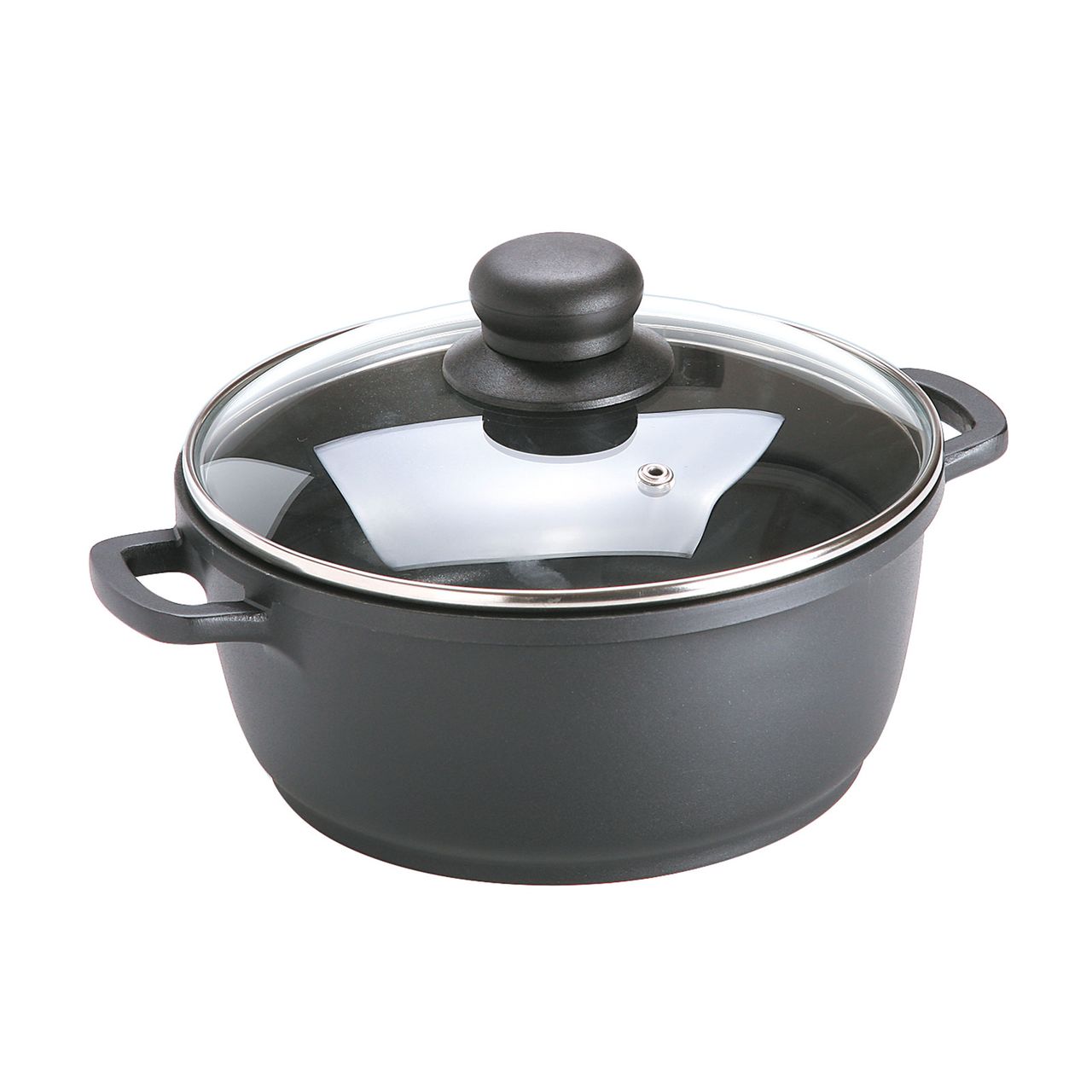 SSW Crispy Induction Kochtopf Deckel Antihaftbeschichtung Aluminium Ø 24 cm 5 l