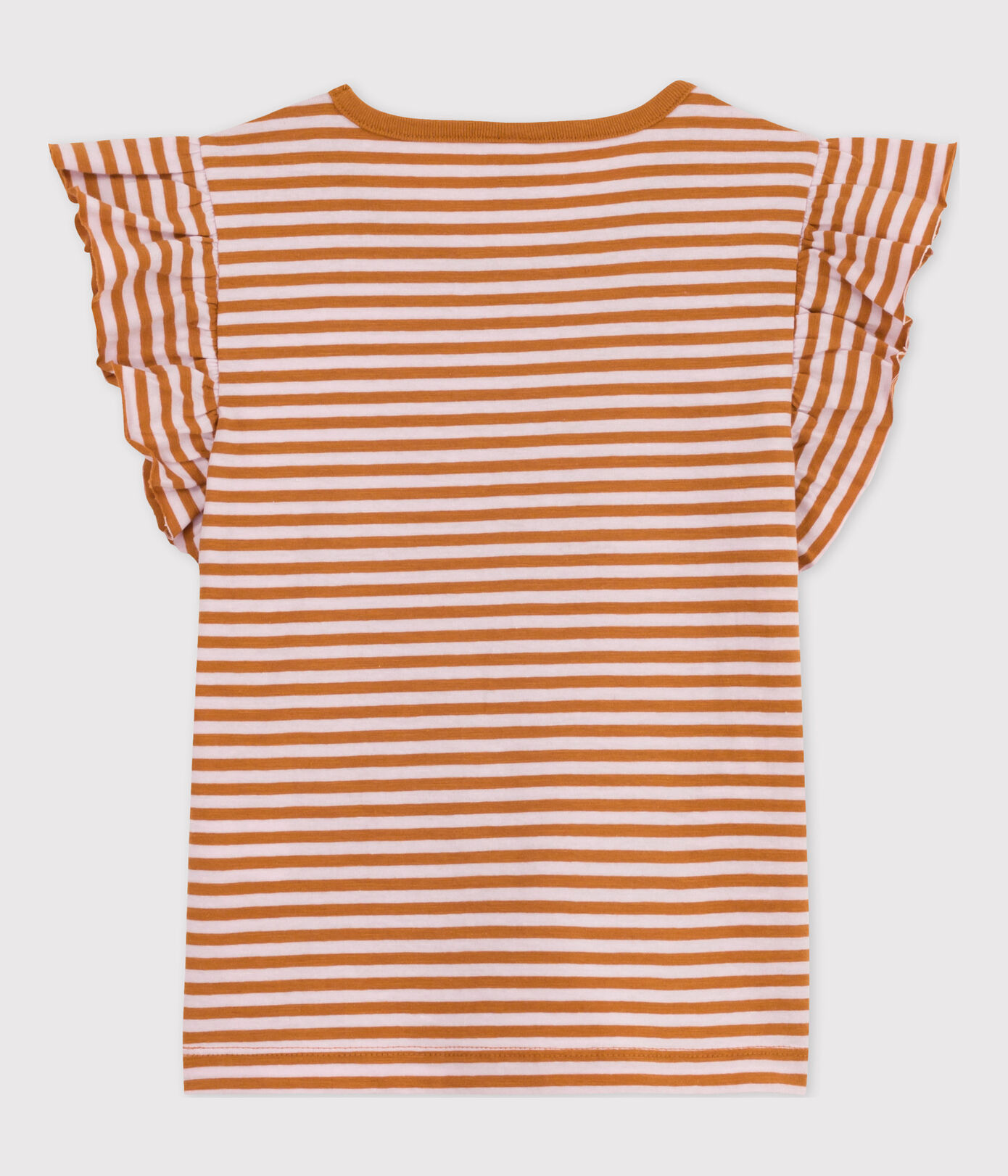 Tee-shirt rayé en coton enfant fille
