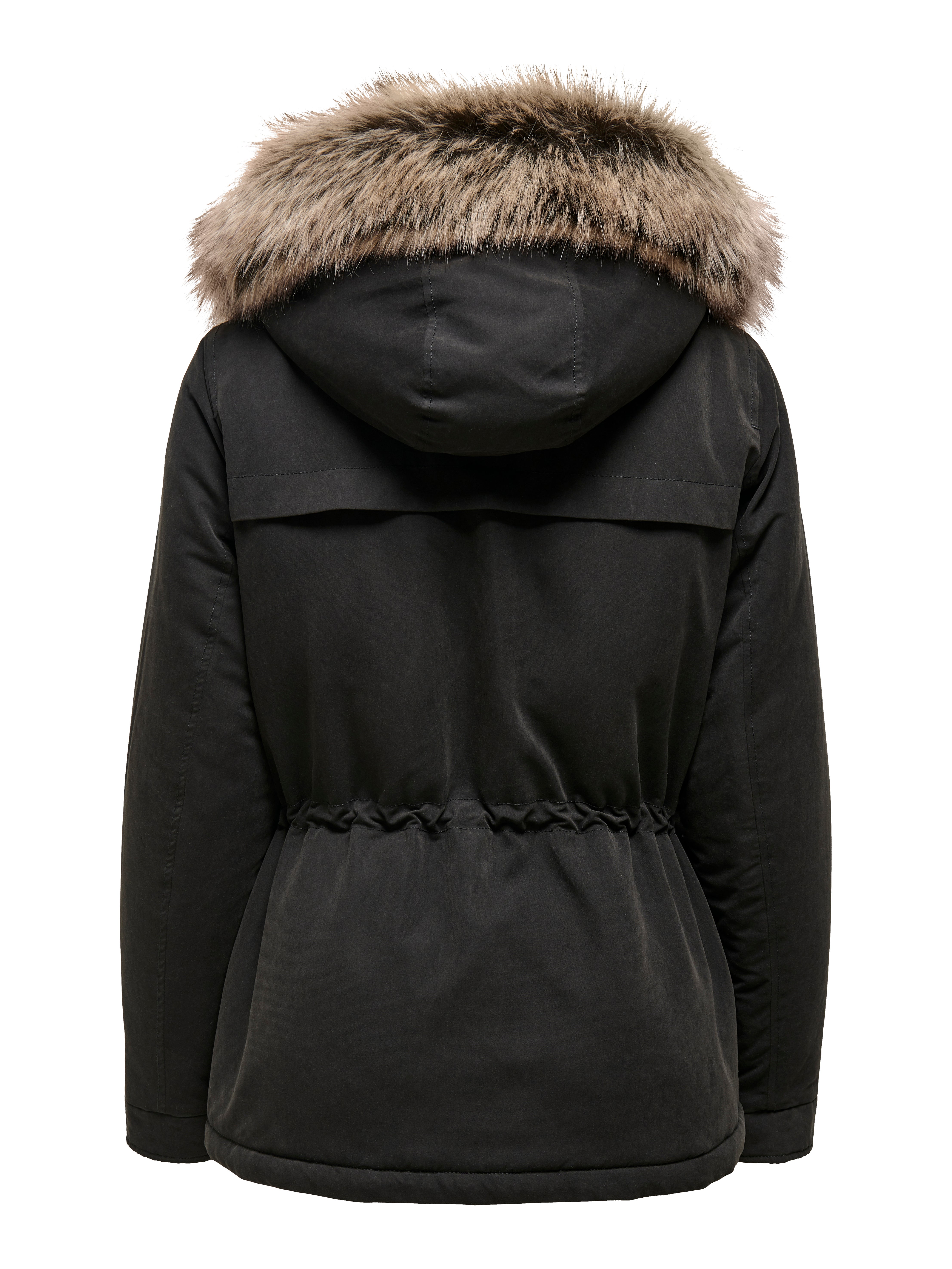 ONLLINNEA Langer Parka Black