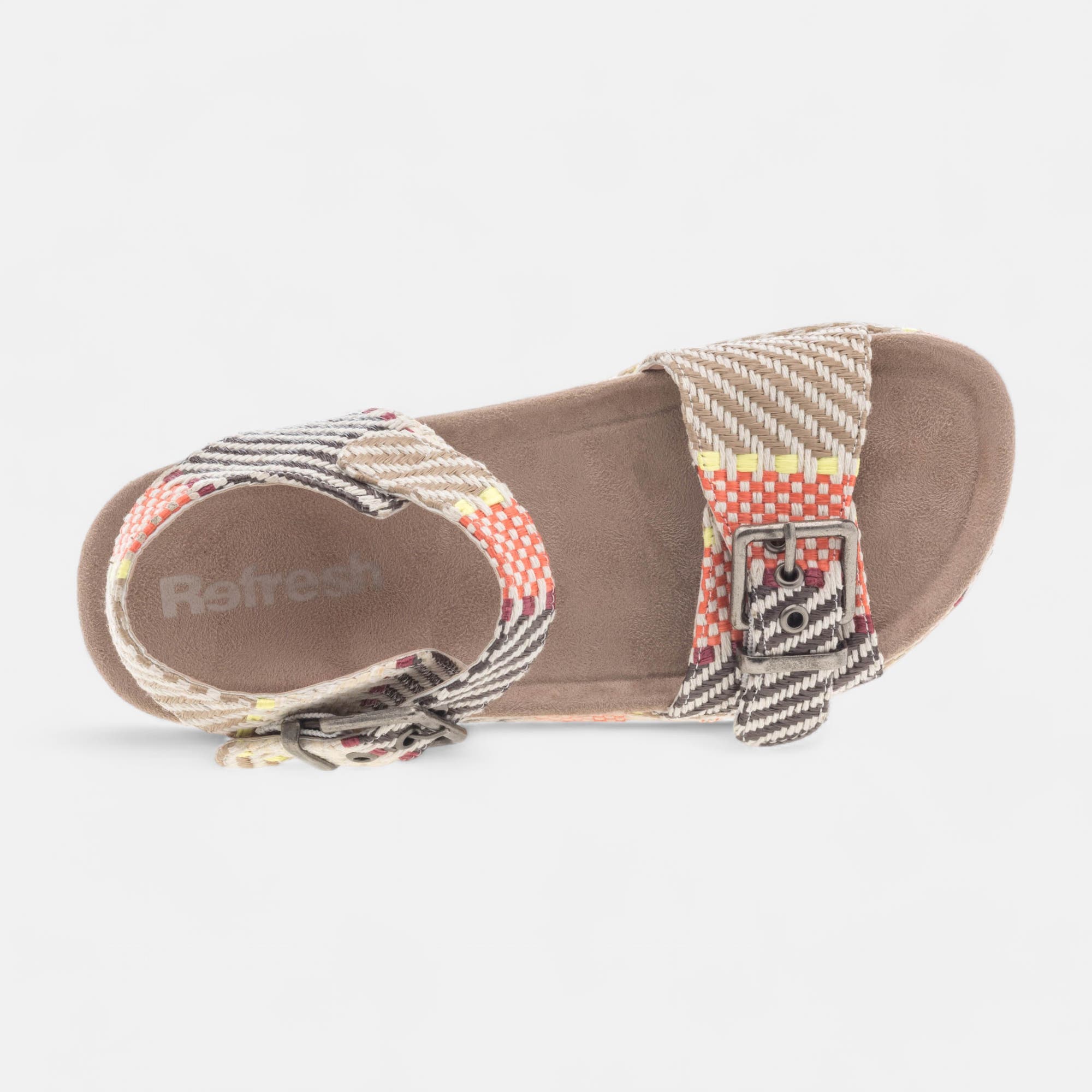 Mules semelle liège Femme taupe