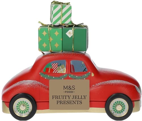 Marks & Spencer Fruit Jelly Presents in Push-Along Vintage Car
