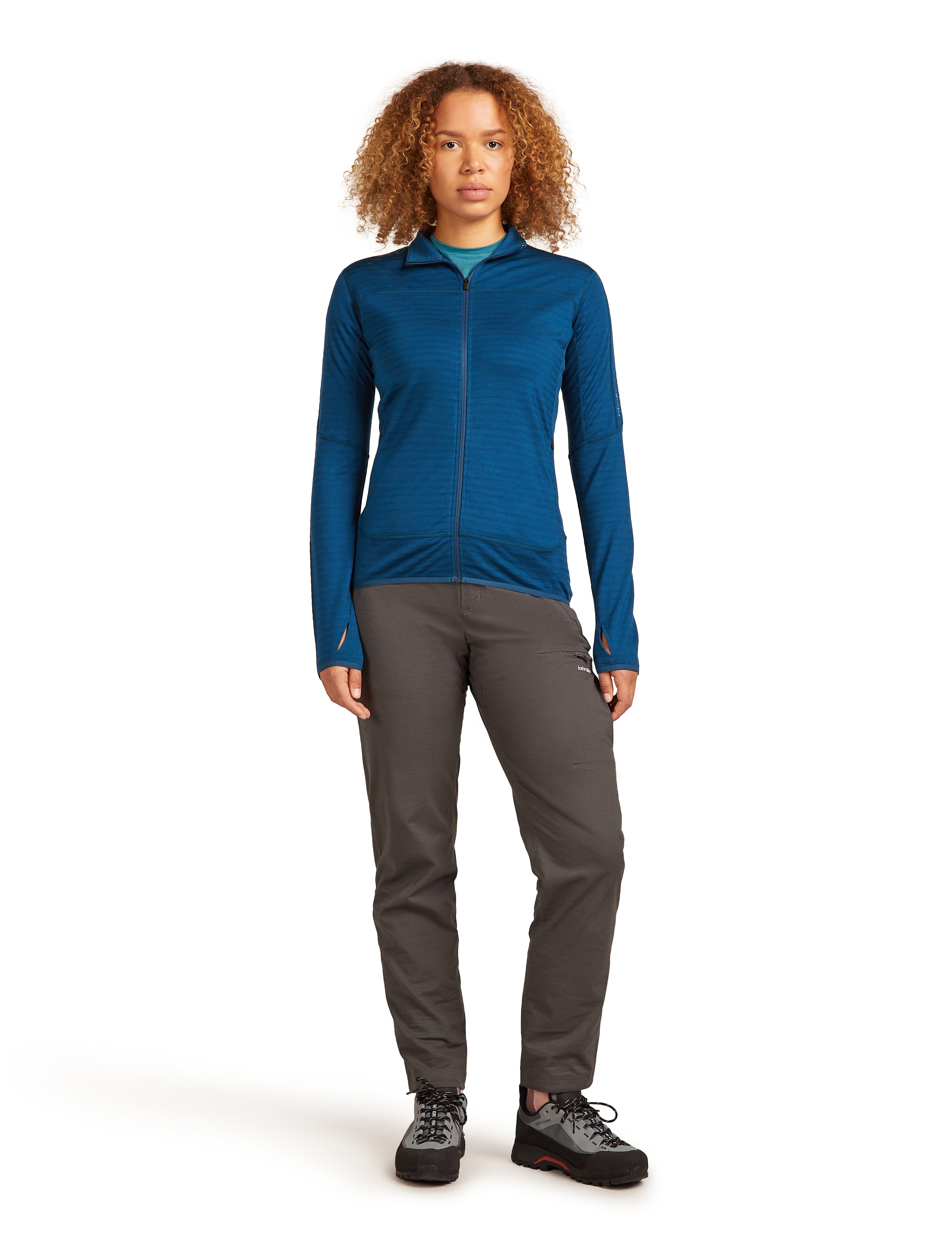 W Merino Blend 300 RealFleece Descender LS Zip